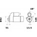 ΜΙΖΑ 12V 4,2KW (5.6 ΙΠΠΟΙ) 10  ΔΟΝΤΙΑ CASE IH-CUMMINS-MCCORMICK MAHLE ORIGINAL