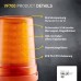 ΦΑΡΟΣ LED 12/24V 25WATT 2 ΠΡΟΓΡΑΜΜΑΤΑ ΠΟΡΤΟΚΑΛΙ ΚΡΥΣΤΑΛΛΟ HELLA ORIGINAL 
