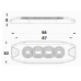 ΦΑΡΟΣ STROBE 9/30V 12WATT 19 ΠΡΟΓΡΑΜΜΑΤΑ ΑΔΙΑΒΡΟΧΟΣ LUMINEX 