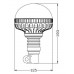 ΦΑΡΟΣ LED 9/33V 19WATT 3 ΠΡΟΓΡΑΜΜΑΤΑ LUMINEX