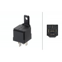 ΡΕΛΕ 12V 20/30A 5 ΕΠΑΦΕΣ ΜΕ ΑΝΤΙΣΤΑΣΗ (87-87Α) HELLA ORIGINAL 